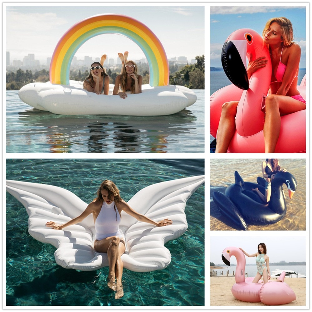 Epacket PING 240 ġ     Ǯ  Flamingo Ǯ Float  Ride-On Swimming   . Party 峭 
